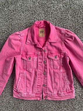 GAP Barbie Pink Limited Denim Jacket Size S